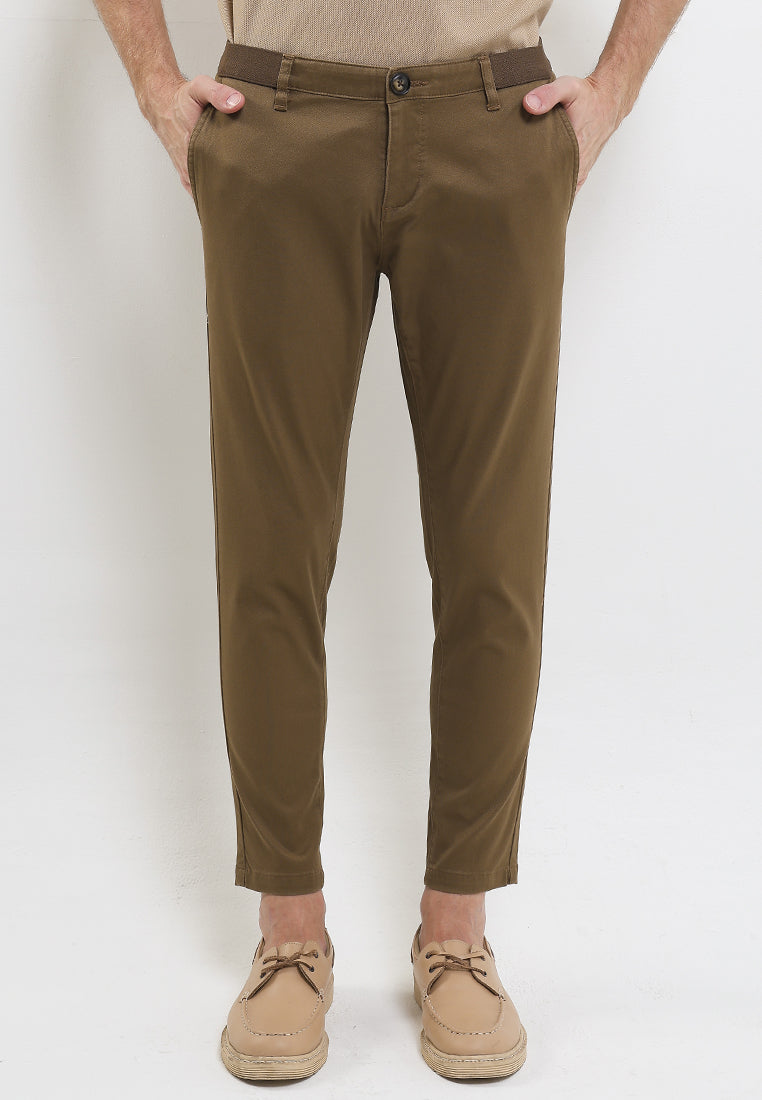Andrew Smith Celana Panjang Chinos Slim Fit Ankle Length Pria A0007C03D