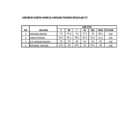 Andrew Smith Kemeja Lengan Pendek Pria A0368P11G