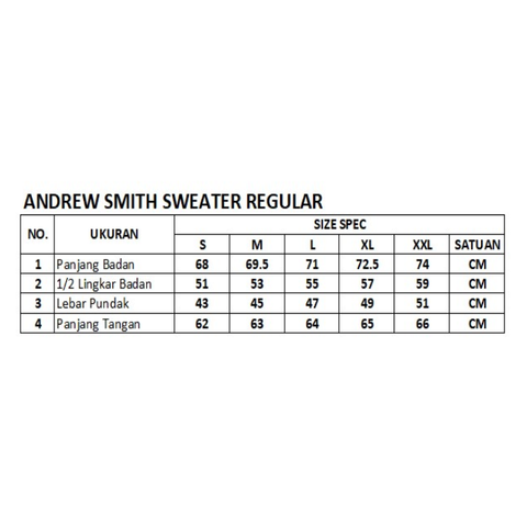 Andrew Smith Sweater Pria A0019J04F