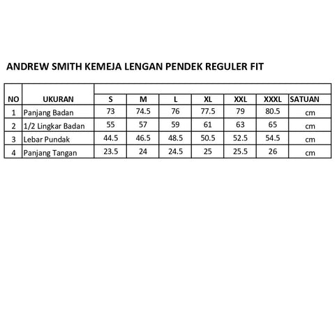 Andrew Smith Kemeja Lengan Pendek Pria A0046P04D