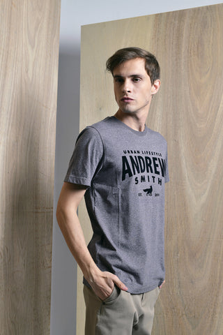 Andrew Smith T-Shirt Slim Fit Pria A0077P11G