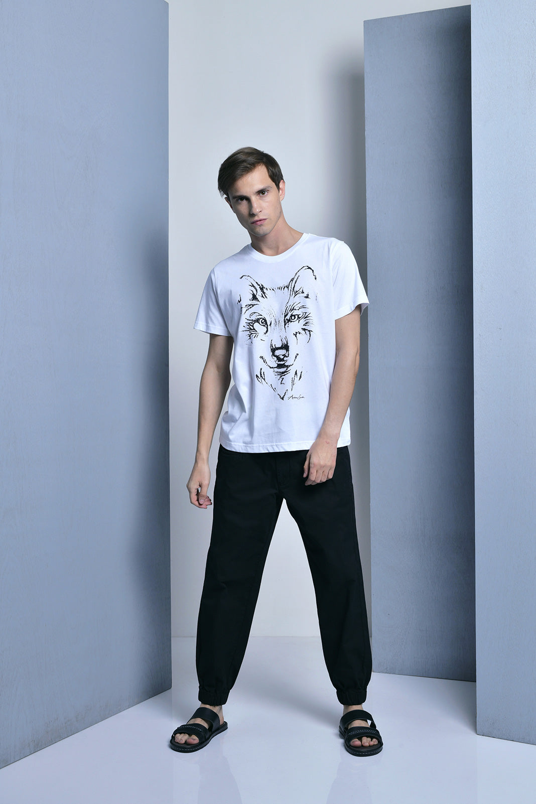 Andrew Smith T-Shirt Slim Fit Pria A0080P08D