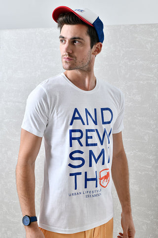 Andrew Smith T-Shirt Slim Fit Pria A0083P08D