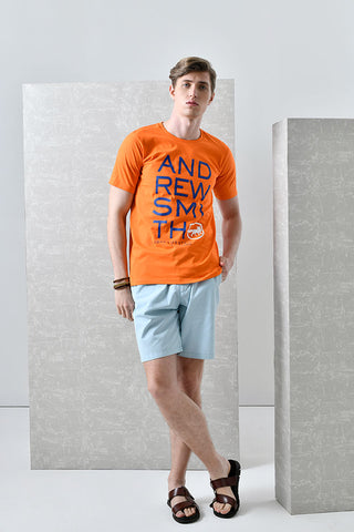 Andrew Smith T-Shirt Slim Fit Pria A0083P10D