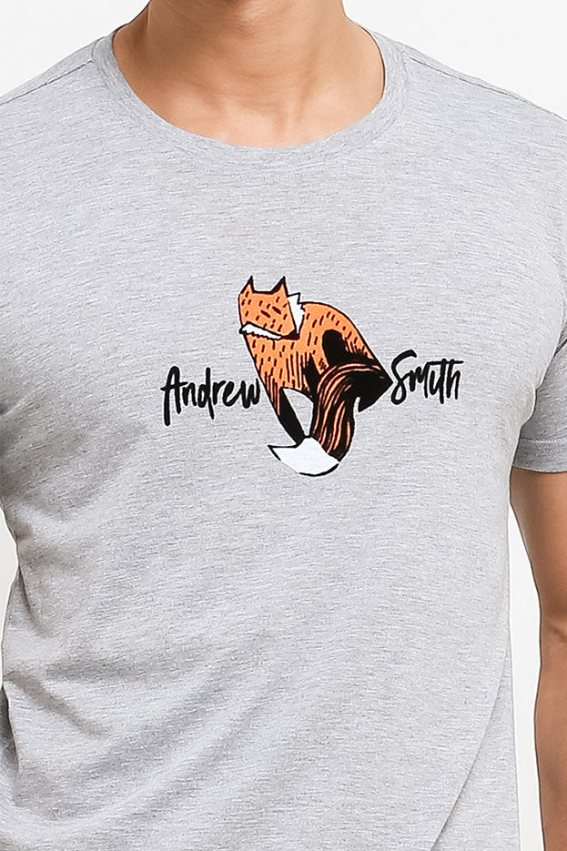 Andrew Smith T-Shirt Slim Fit Pria A0088P04A