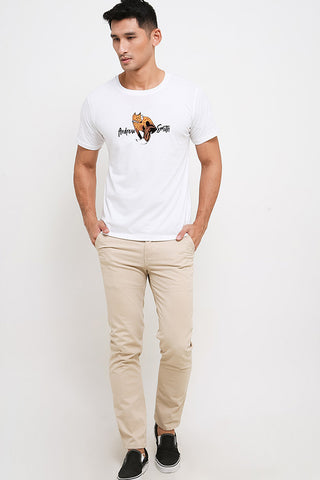 Andrew Smith T-Shirt Slim Fit Pria A0088P08A