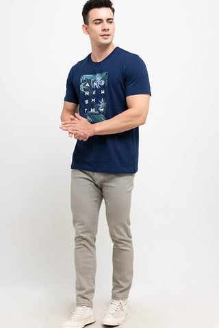 Andrew Smith T-Shirt Slim Fit Pria A0091P02H