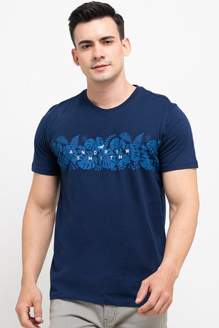 Andrew Smith T-Shirt Slim Fit Pria A0092P02H