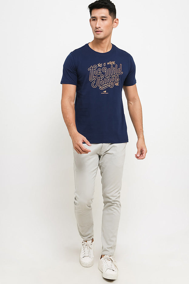 Andrew Smith T-Shirt Slim Fit Pria A0094P02H