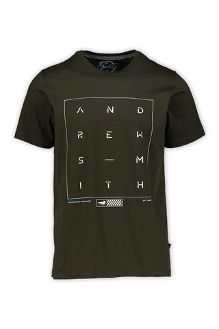 Andrew Smith T-Shirt Slim Fit Pria A0100P06E