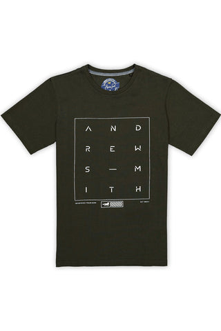 Andrew Smith T-Shirt Slim Fit Pria A0100P06E