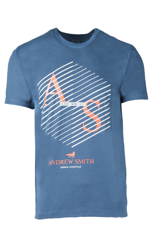 Andrew Smith T-Shirt Slim Fit Pria A0109X02D