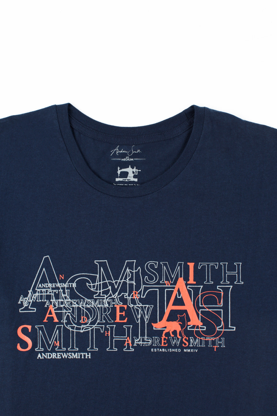Andrew Smith T-Shirt Slim Fit Pria A0110X02H