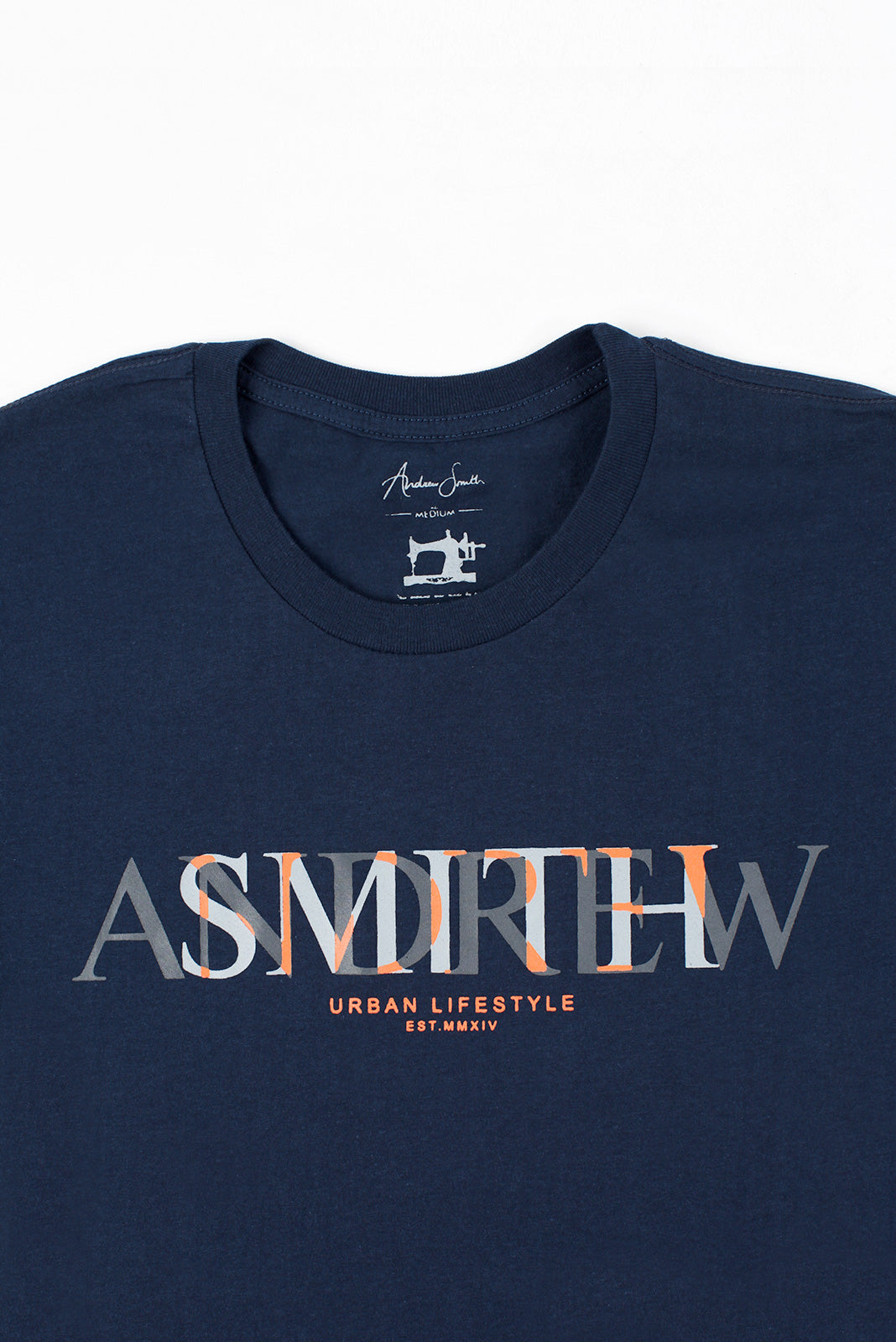Andrew Smith T-Shirt Slim Fit Pria A0111X02H