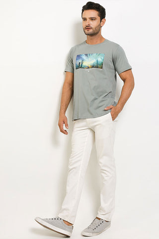 Andrew Smith T-Shirt Slim Fit Pria A0112P06E