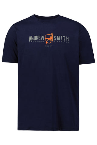 Andrew Smith T-Shirt Slim Fit Pria A0122X02D