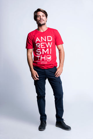 Andrew Smith T-Shirt Slim Fit Pria A0087X11A