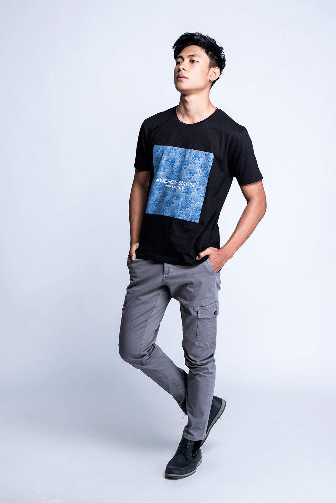 Andrew Smith T-Shirt Slim Fit Pria A0086X01A