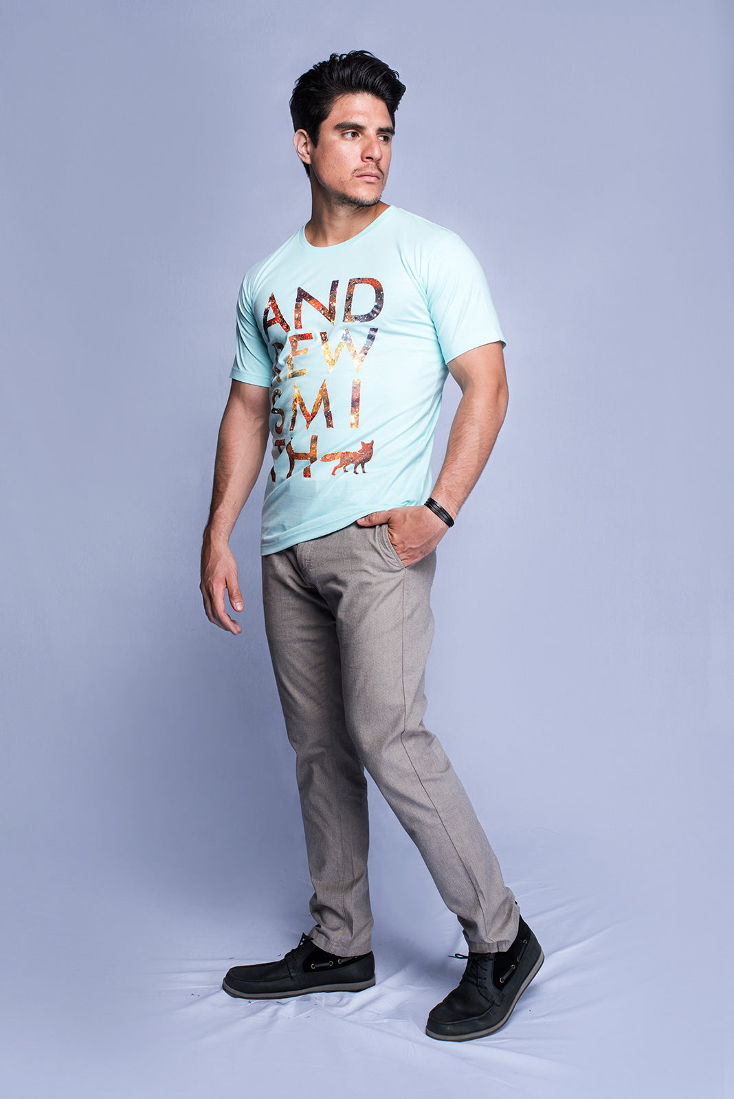 Andrew Smith T-Shirt Slim Fit Pria A0091X02I