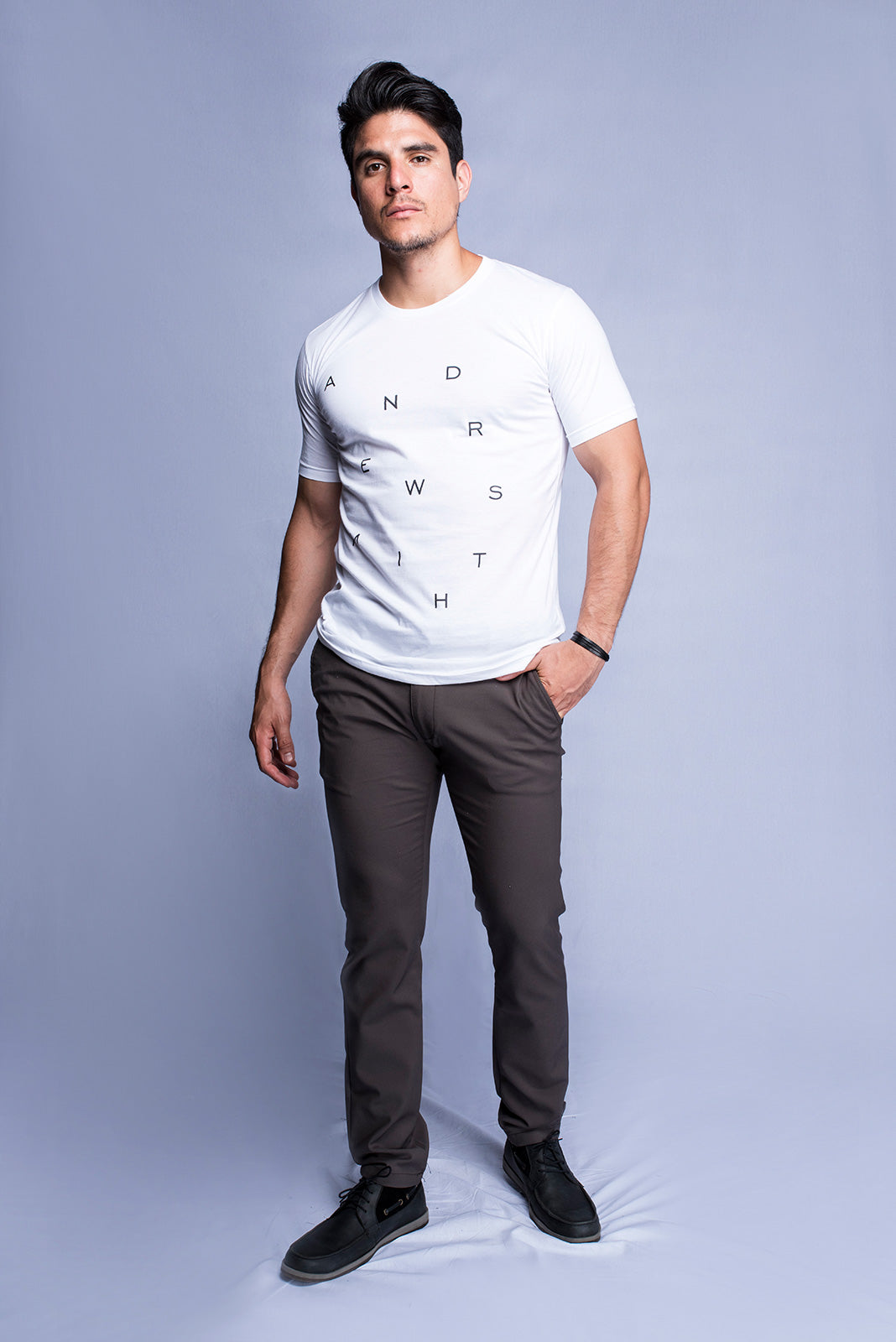 Andrew Smith T-Shirt Slim Fit Pria A0093X08D