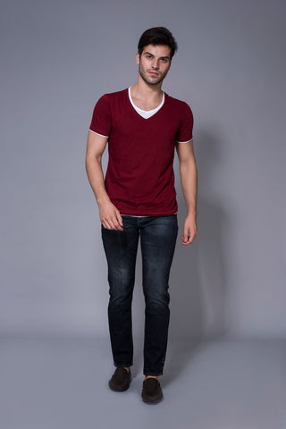 Andrew Smith T-Shirt Slim Fit Pria A0067P11F